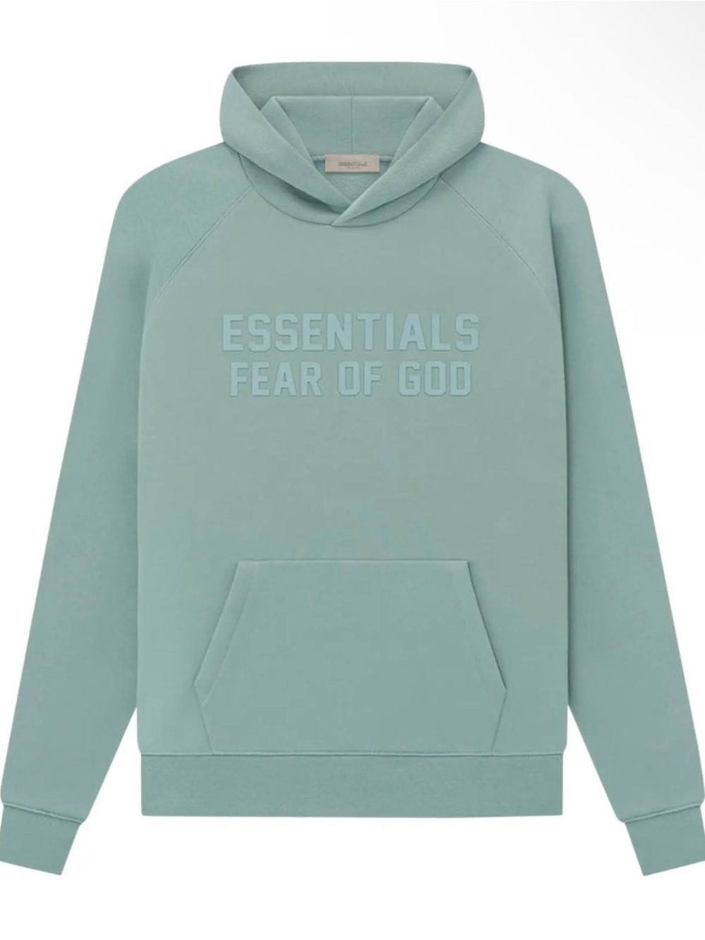 Fear of God Essentials Hoodie Mint Green (sycamore) Pullover
